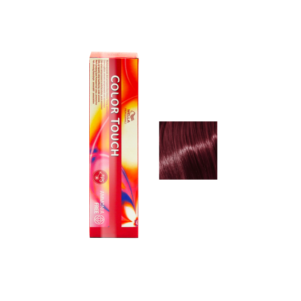 Wella Color Touch 55/54 Hellbraun Intensiv Mahagoni-Rot 60 ml Vibrant Reds P5