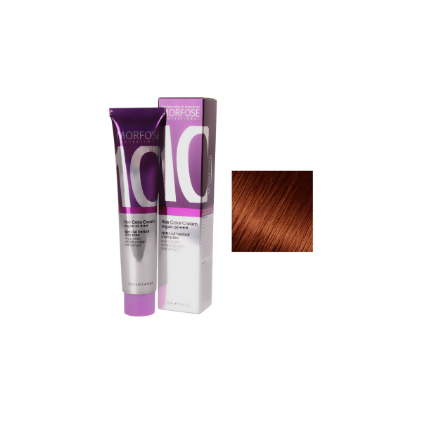 Morfose 10 Hair Color Cream 100 ml Dark Intense Copper 6.44